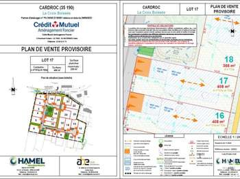 Vente Terrain 408 m&sup2;Cardroc