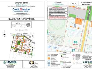 Vente Terrain 366 m&sup2;Cardroc