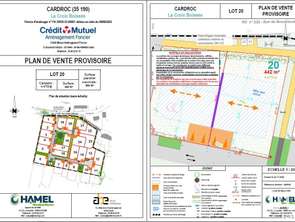 Vente Terrain 442 m&sup2;Cardroc
