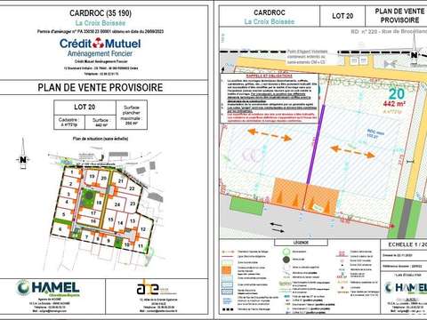 Vente de terrain Cardroc 35