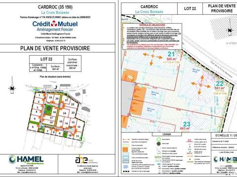 Vente de terrain Cardroc 35