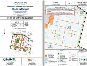 Vente Terrain 663 m&sup2;Cardroc