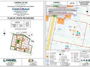 Vente Terrain 564 m&sup2;Cardroc