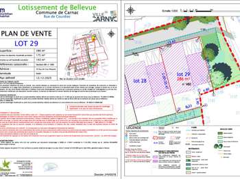 Vente de terrain Carnac 56