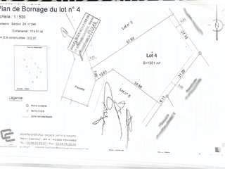 Vente de terrain