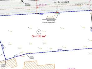 Vente Terrain 780 m&sup2;Challans