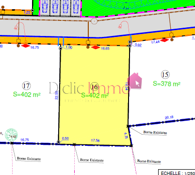 Vente de terrain