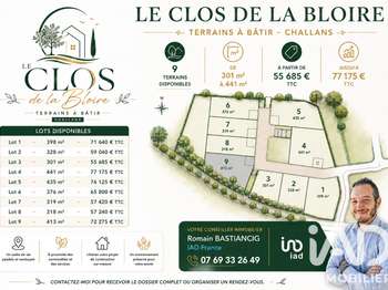 Vente Terrain 413 m&sup2;Challans