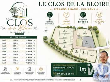 Vente Terrain 441 m&sup2;Challans