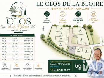 Vente Terrain 301 m&sup2;Challans