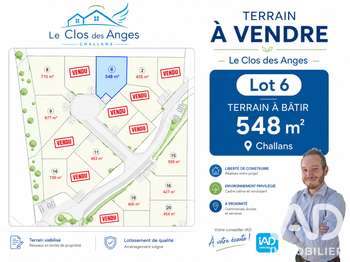 Vente Terrain 548 m&sup2;Challans