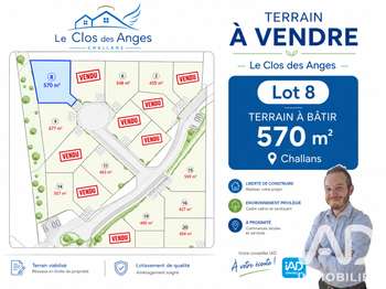 Vente Terrain 710 m&sup2;Challans