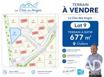 Vente Terrain 677 m&sup2;Challans