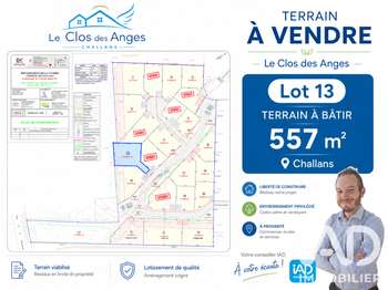 Vente Terrain 557 m&sup2;Challans