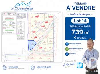 Vente Terrain 739 m&sup2;Challans