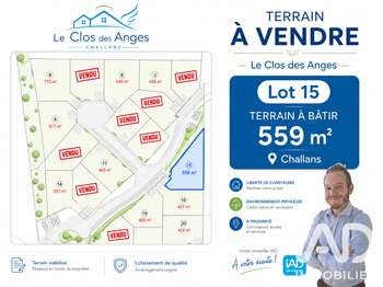Vente Terrain 559 m&sup2;Challans