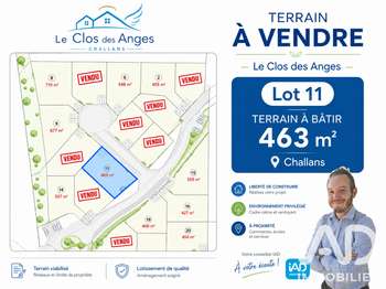 Vente Terrain 463 m&sup2;Challans