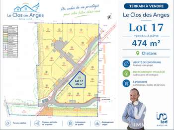 Vente Terrain 474 m&sup2;Challans