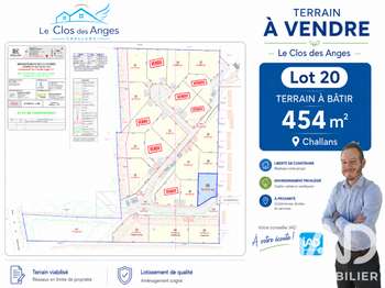 Vente Terrain 454 m&sup2;Challans