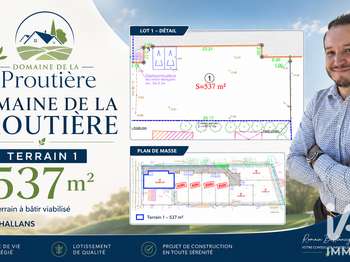 Vente Terrain 537 m&sup2;Challans