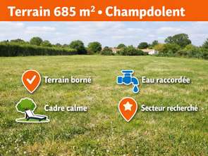 Vente Terrain 685 m&sup2;Champdolent