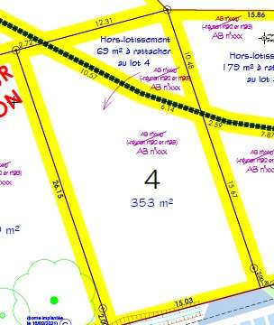 Vente de terrain Châteaubourg 35