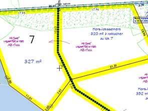 Vente Terrain 647 m&sup2;Châteaubourg