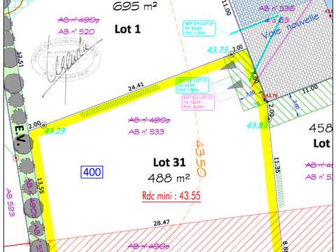 Vente de terrain Châteaubourg 35