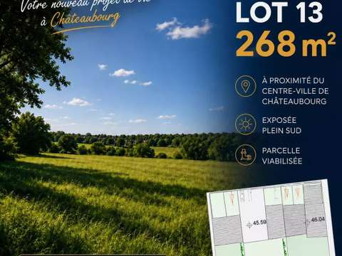 Vente de terrain Châteaubourg 35