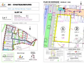 Vente Terrain 488 m&sup2;Châteaubourg