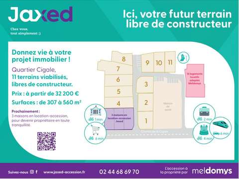 Vente de terrain