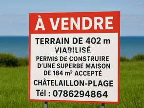 Vente Terrain 402 m&sup2;Châtelaillon-Plage