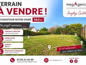 Vente Terrain 563 m&sup2;Chaufour-Notre-Dame