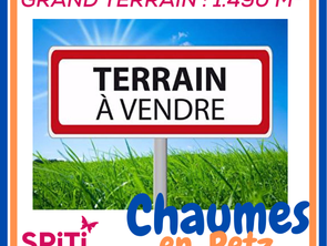 Vente Terrain 724 m&sup2;Chaumes-en-Retz