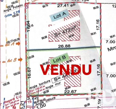 Vente de terrain