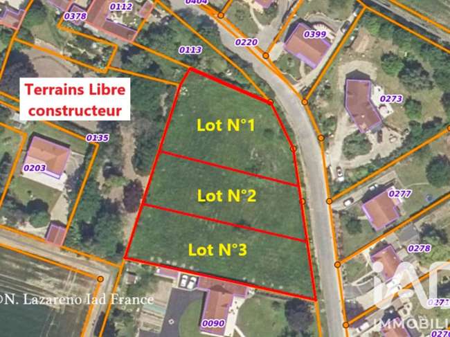 Terrain 1230 m² · à Chilleurs-aux-Bois · 1 230 m² · 54 750 €