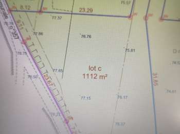 Vente Terrain 1112 m&sup2;Chinon