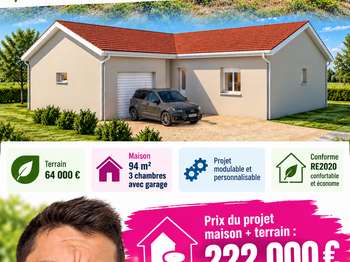 Vente Terrain 749 m&sup2;Civens