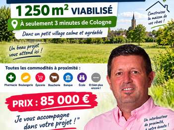 Vente Terrain 1250 m&sup2;Cologne
