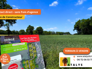 Vente Terrain 414 m&sup2;Combourg