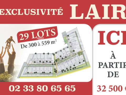 Vente de terrain Condé-sur-Sarthe 61