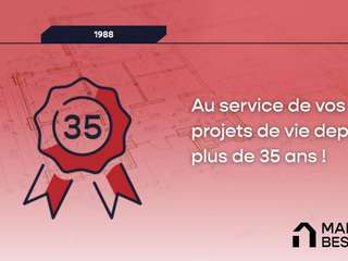 Vente de terrain 6 pièces