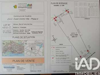 Vente de terrain