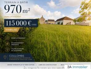 Vente Terrain 974 m&sup2;Coulombs