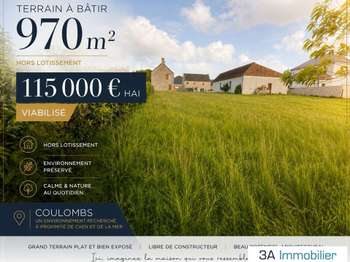 Vente Terrain 974 m&sup2;Coulombs