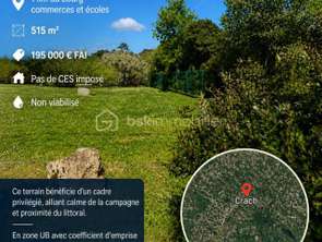 Vente Terrain 515 m&sup2;Crach