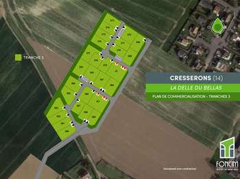 Vente Terrain 582 m&sup2;Cresserons
