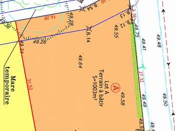 Vente Terrain 1003 m&sup2;Crestot