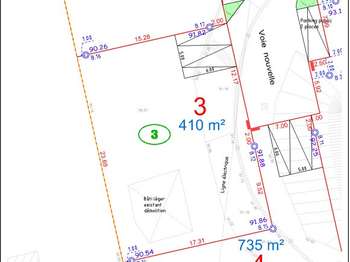Vente Terrain 410 m&sup2;Crevin