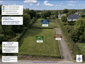 Vente Terrain 620 m&sup2;Crozon